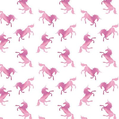 Seamless watercolor unicorn