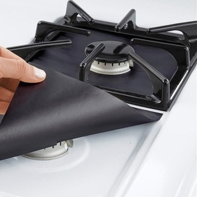 Накладки защитные для газовых плит (многоразовые) 4шт "Pretto"