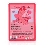 Персиковый клиторальный стимулятор 11см с режимом пульсации Unihorn Heart Throb UNIHT