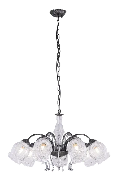 85642B/7 BK+SILVER (1) Люстра