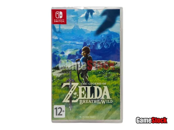 The Legend of Zelda: Breath of the Wild (Русская обложка) (Nintendo Switch, Полностью на русском языке, Новый)