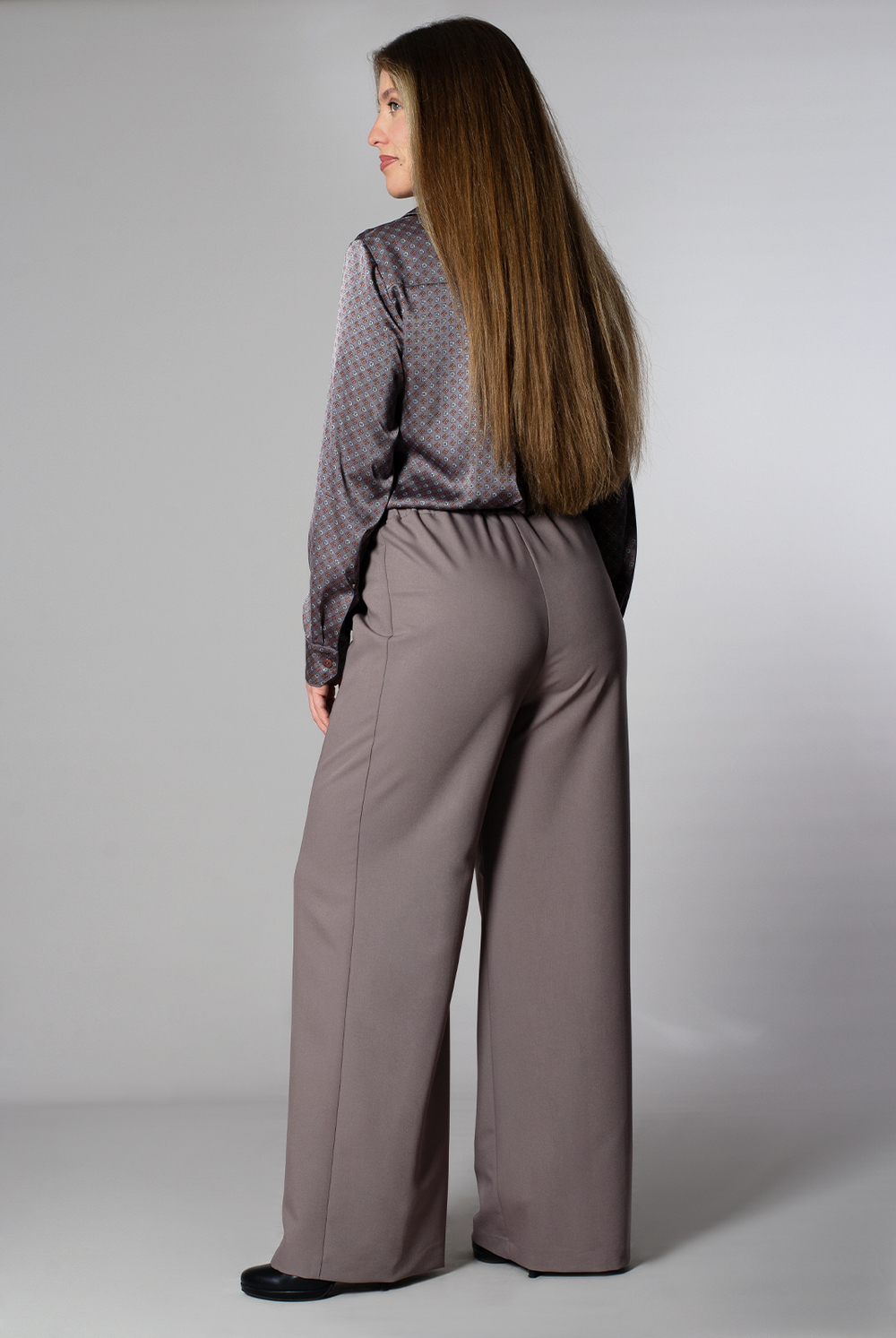 Брюки женские 4459ВП, какао #481Как024459ВП