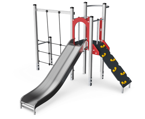 Игровая башня с сетью для лазанья