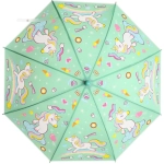 Зонт детский полуавтомат «Ultramarine - Единорожек на луне», 8 спиц, d-85см, длина в слож. виде 68см ●