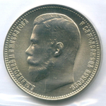 37 рублей 50 копеек/100 франков 1902г. (Р) Официальный рестрайк монетного двора в родной запайке