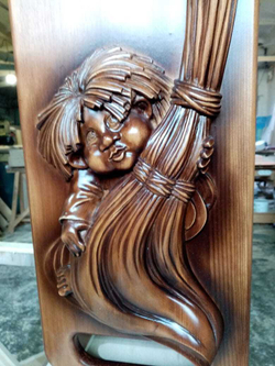 Угольный очиститель воздуха Albero 90 (площадь 60м2) темно-коричневый корпус HAND MADE