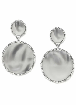 Серьги ORI TAO, Couture, фактурный металл, OT24.1-12-31923 (серебристый)