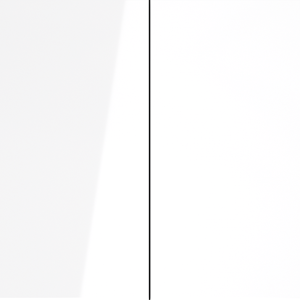 Выключатель с самовозвратом встраиваемый VOLTUM S70 двухклавишный 10А, (белый глянцевый)