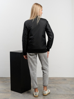 Женский бомбер-пилот черный