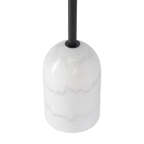 Журнальный столик Lars, Ø40х58 см, белый мрамор