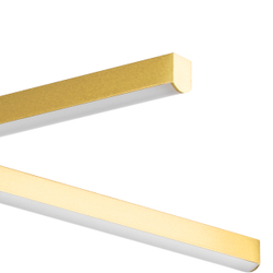 739033 Люстра PALLA 75W LED 2664LM ЗОЛОТО 3000-6000K