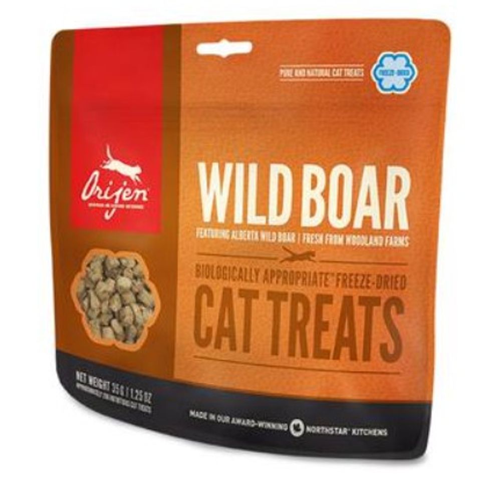 *ОРИДЖЕН ФД КЭТ ДИКИЙ КАБАН/ WILD BOAD Сублимированное лакомство для кошек/ 35 г