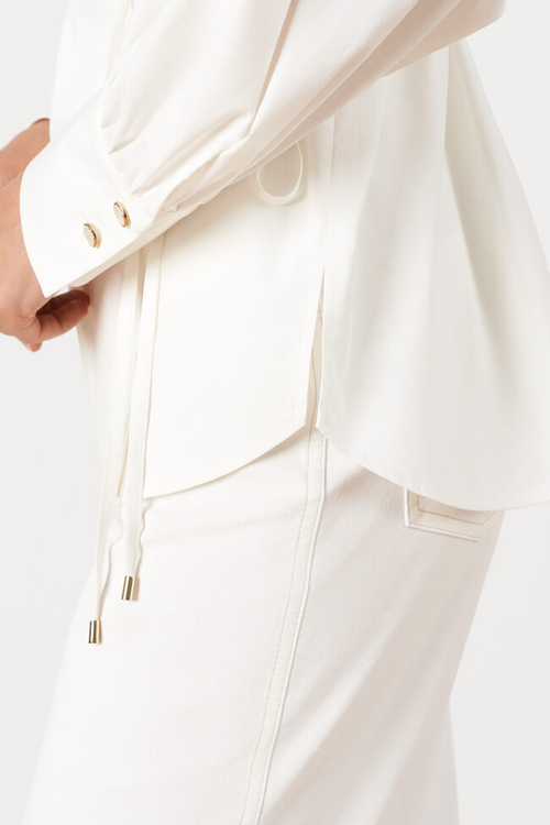 23196 Блузка женская (молочный)