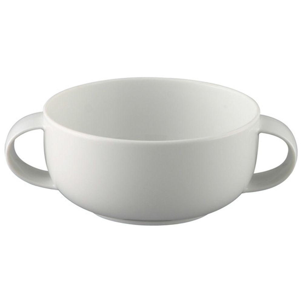 Чашка суповая с блюдцем 300мл Rosenthal Суоми белая