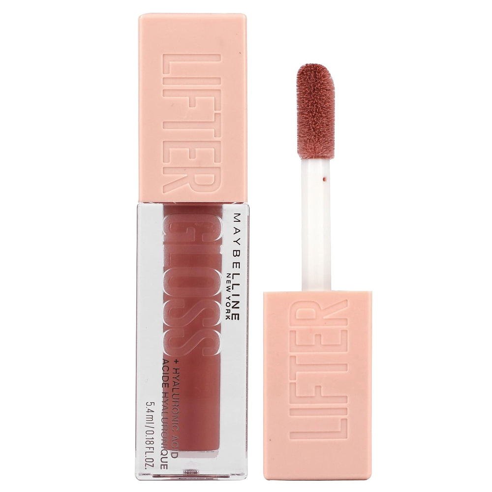 Maybelline, Lifter Gloss + гиалуроновая кислота, шелк 004, 5,4 мл (0,18 жидк. унц.)