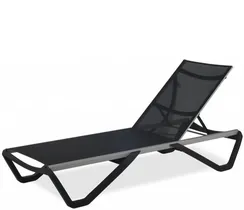 Шезлонг алюминиевый Wave, антрацит