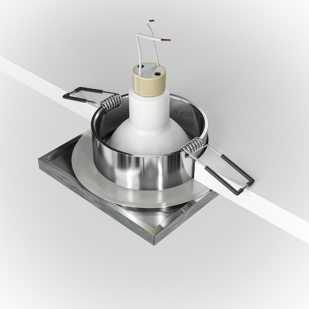 Встраиваемый светильник Maytoni Technical DL083-01-GU10-SQ-S