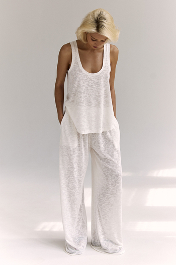 Штаны на резинке AMELIE Белый