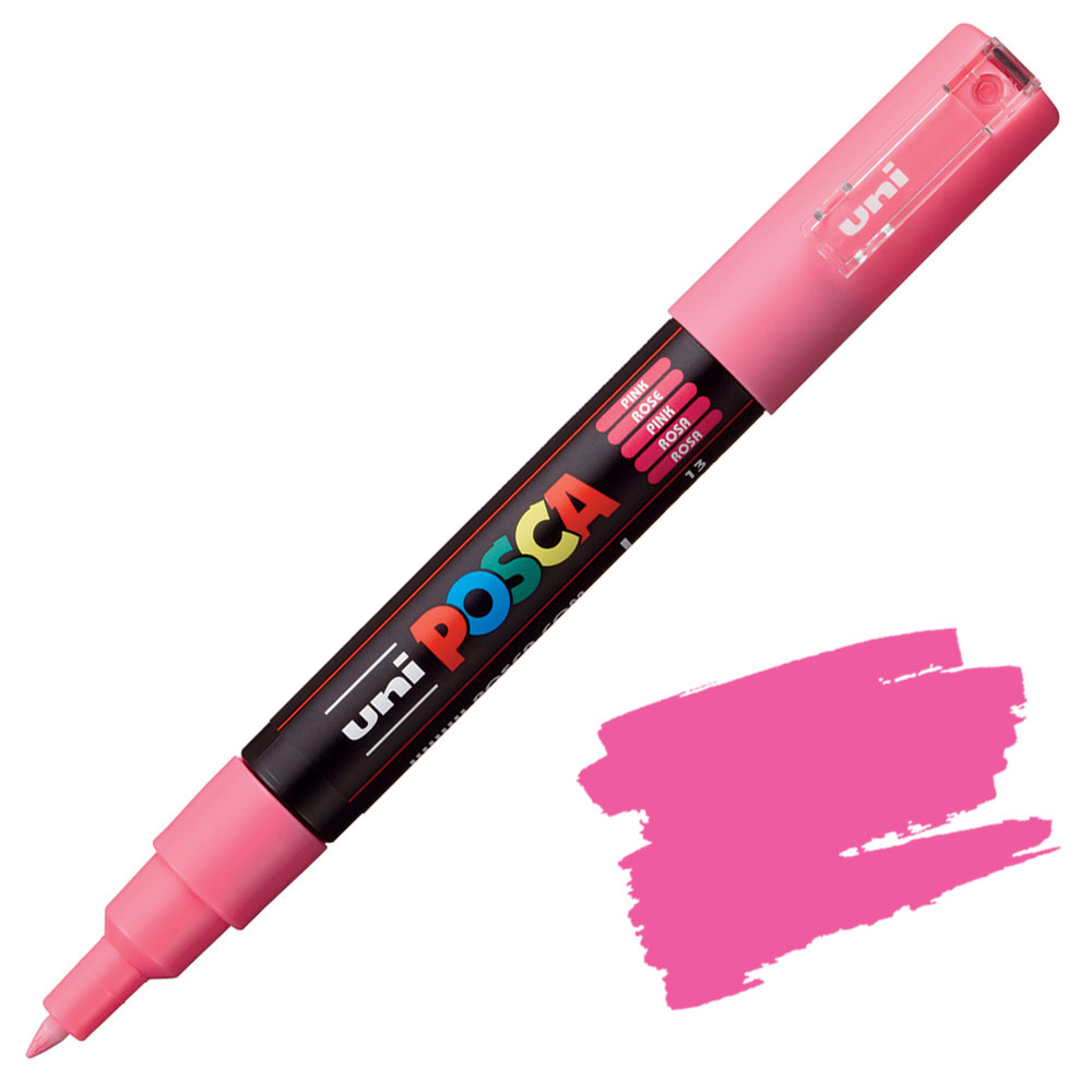 Маркер UNI POSCA PC-1M, 0.7 мм. Pink