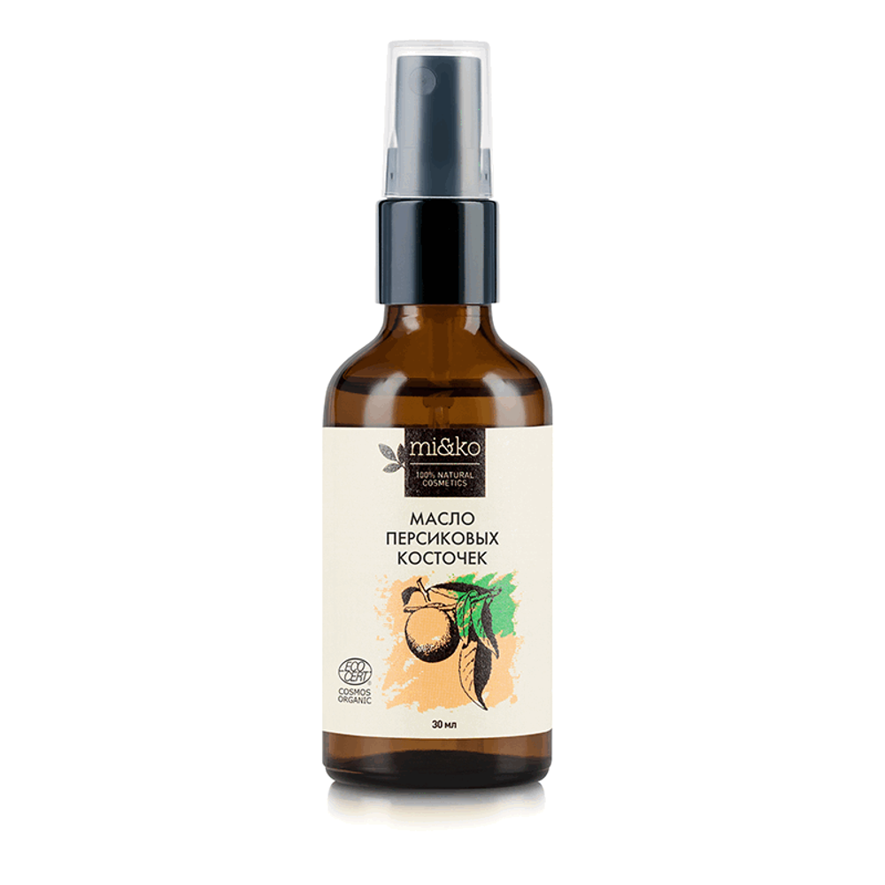 Масло персиковых косточек рафинированное 30 мл COSMOS ORGANIC (Mi&ko)
