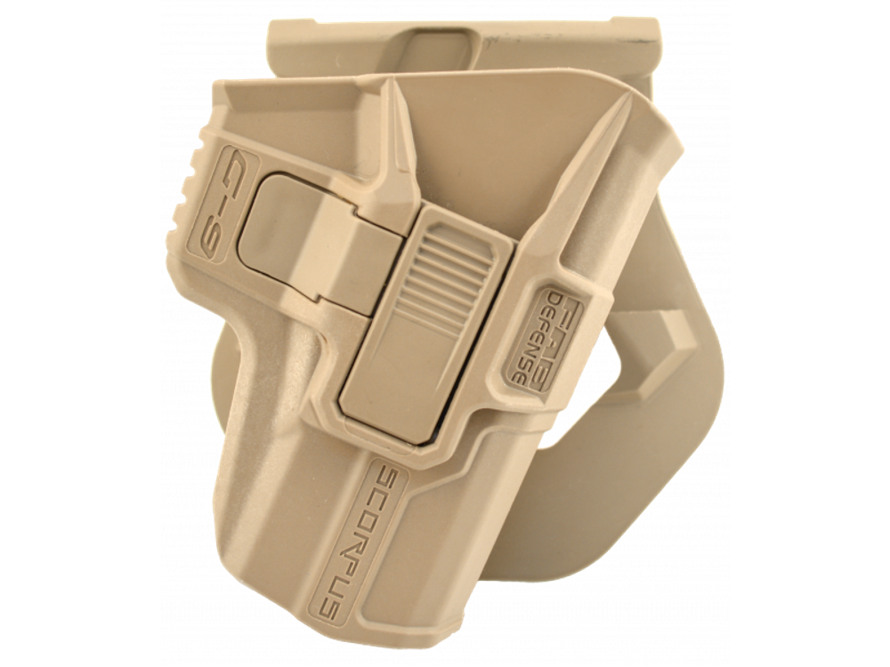 Кобура M24 с кнопкой для Glock 9 мм, бежевый, Fab Defense