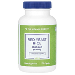 The Vitamin Shoppe, красный ферментированный рис, 120 капсул (600 мг в 1 капсуле)