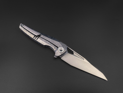 Складной нож Magpie M390 CrystalTi black DLC