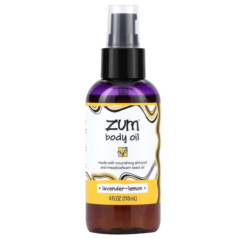 ZUM, Zum Body Oil, лаванда и лимон, 118 мл (4 жидк. унц.)