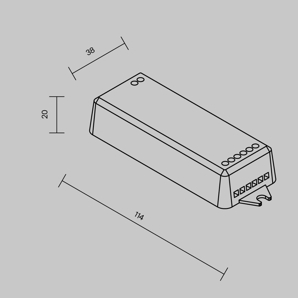 Контроллер для светодиодной ленты Maytoni 742001