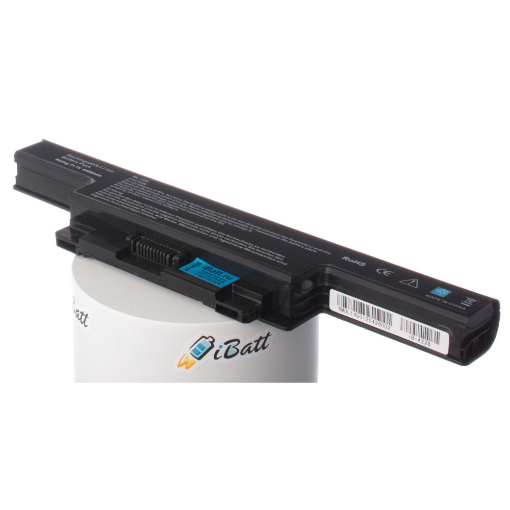 Аккумулятор iBatt 4400mAh для ноутбука Dell Studio 1450, 1457, 1458 (312-4000, U600P)