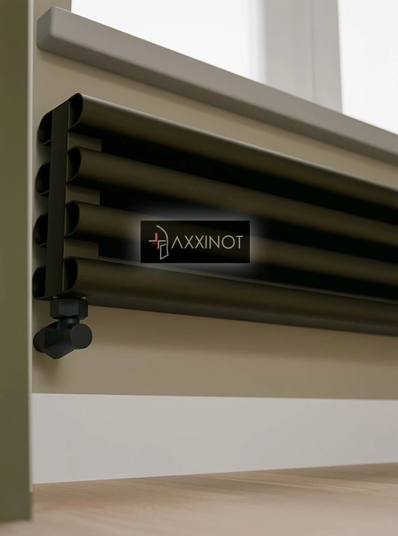 Axxinot Bramer Z 600 - горизонтальный алюминиевый радиатор шириной 630 мм