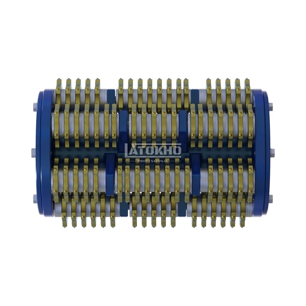 LATOKHO DSC 250-6 FURY (Россия) Фрезеровальный барабан (фреза) с шестигранными ножами, шестиосный