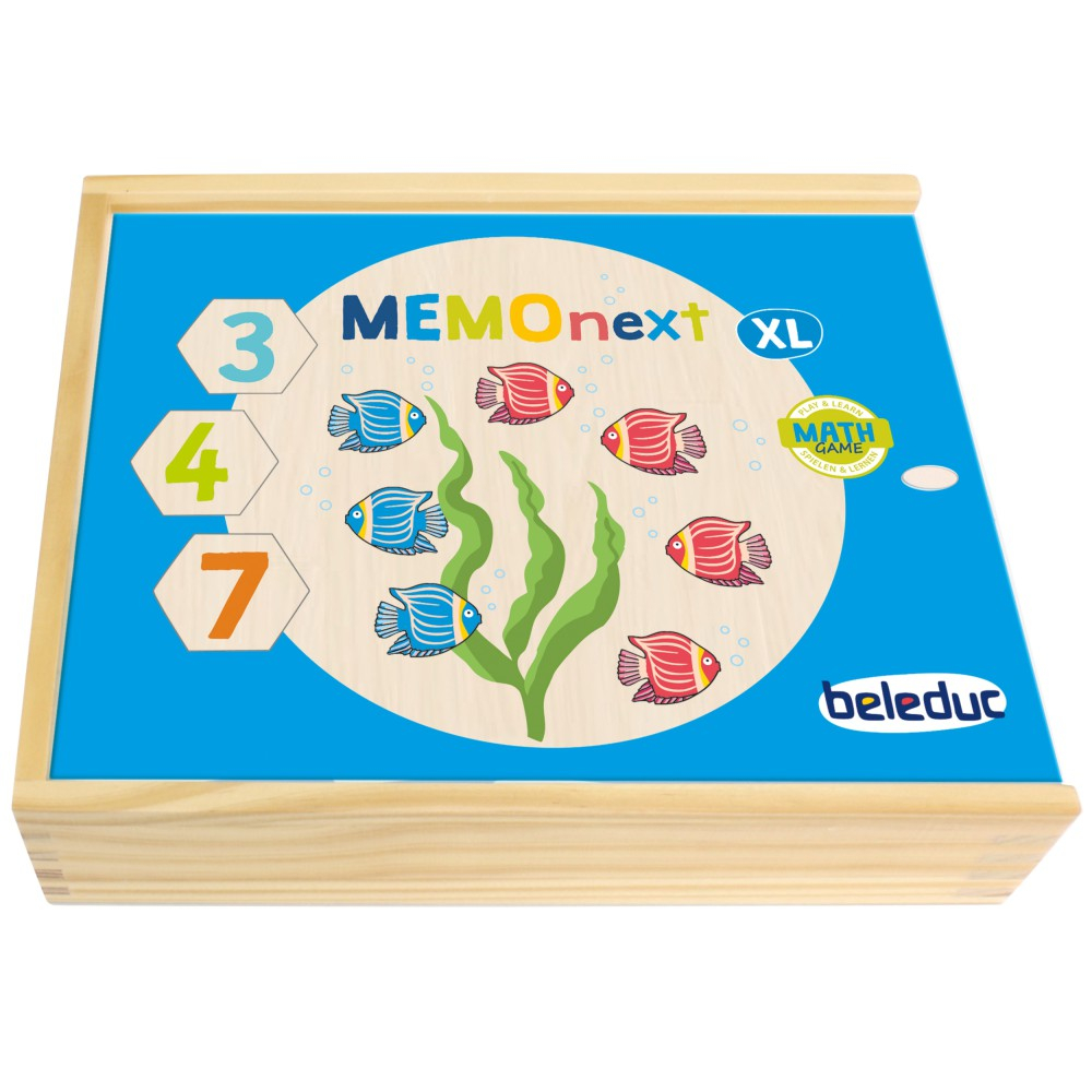 Beleduc - Игра памяти MEMOnext XL Деревянная Натура 22616