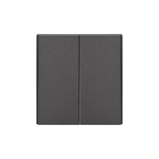 Выключатель STRONG 2 кл 10А с/у графит KRANZ