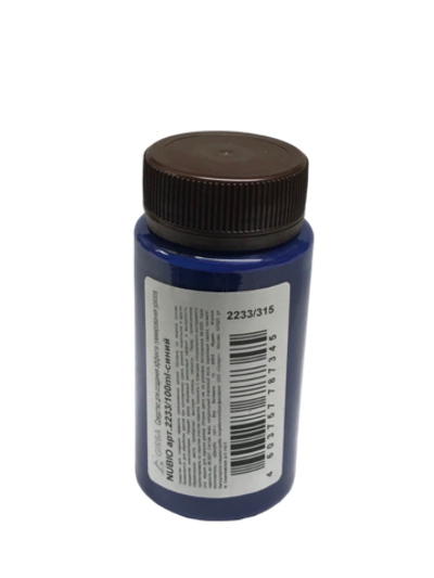 Краска для урезов Girba Nubio матовый, 100мл, синий [315]