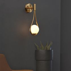Настенное Бра Hoop Drop Wall Black By Imperiumloft