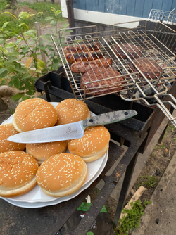 🏆Кухонный нож Alexander M PRO N690 Camo G10