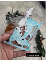 Новогодняя елочная игрушка Коньки