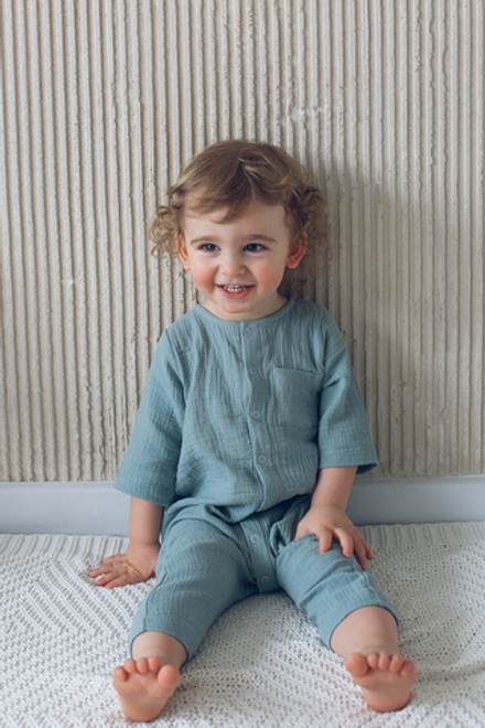 Комбинезон муслин Biniboo полынь