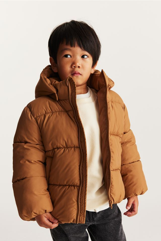 H&M Пуховая куртка, коричневый
