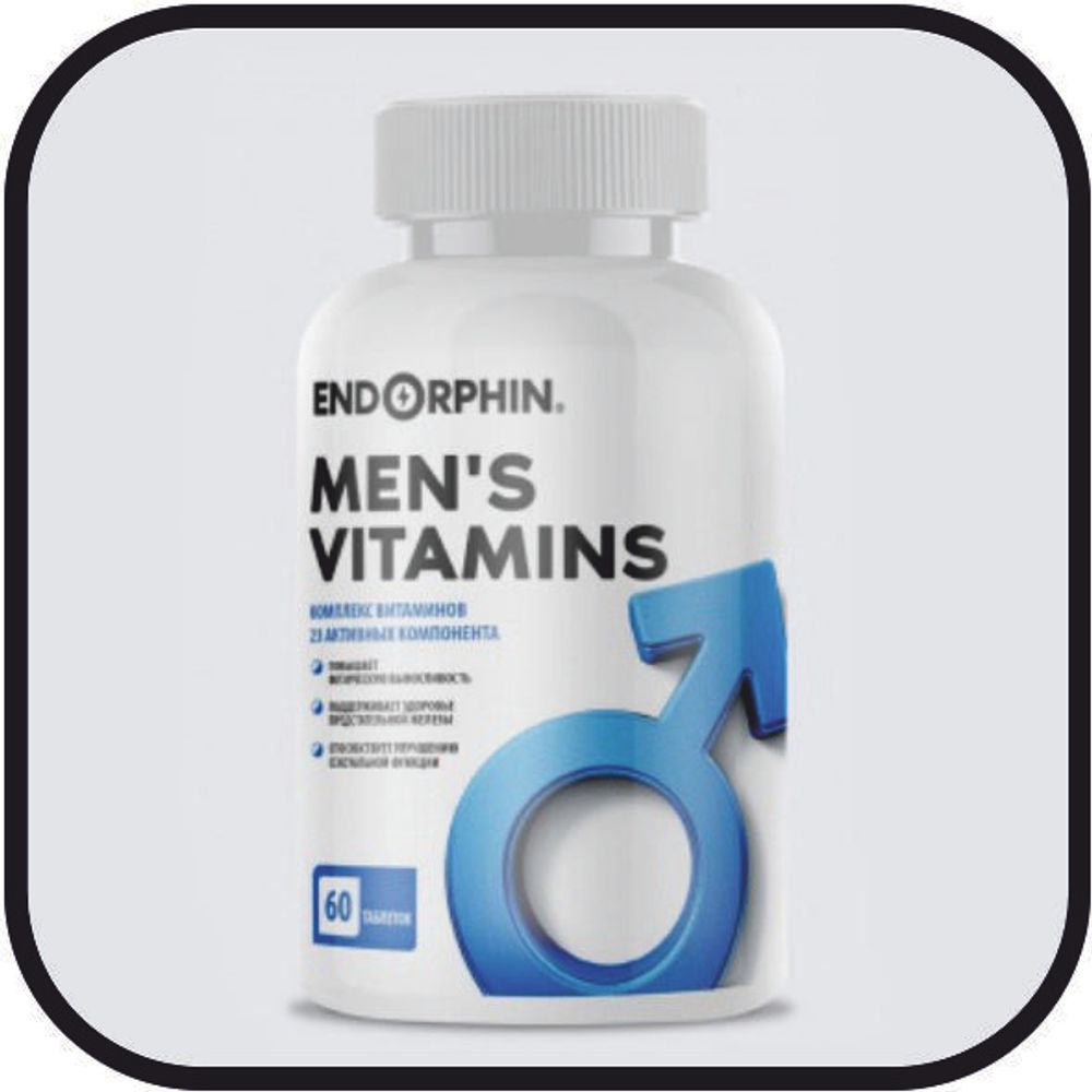 Витамины Endorphin vitamin Mens, 60 таблеток,