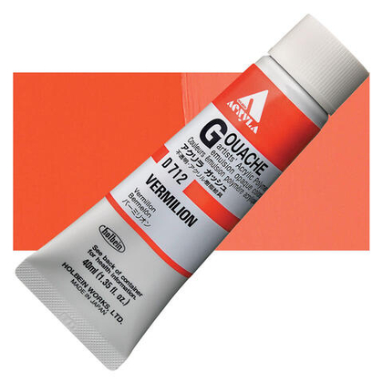 Holbein Acrylic Gouache 40 мл. 712 [А] Vermilion