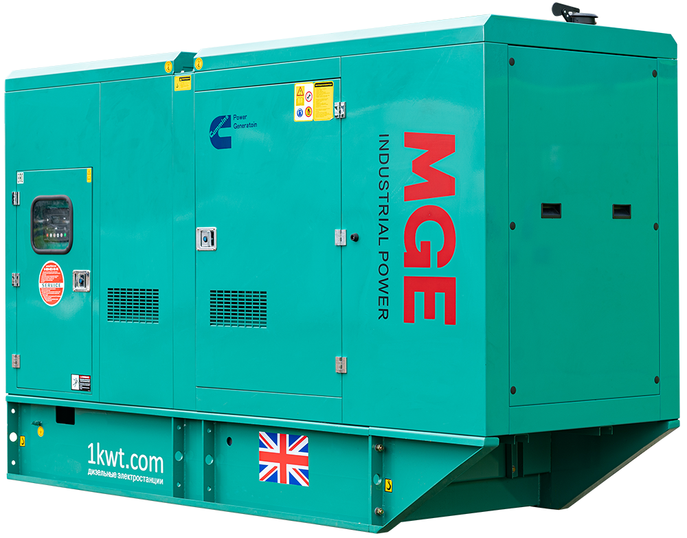 Дизельный генератор MGEp350CS в кожухе