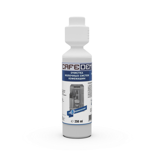 Cafedem M11 жидкое моющее средство серии Алкадем для промывки молочных систем кофемашин, флакон c дозатором 250 мл