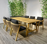 Обеденная группа Ideal Patio ЛЕОНОРЕН каркас тик, стол тик 220