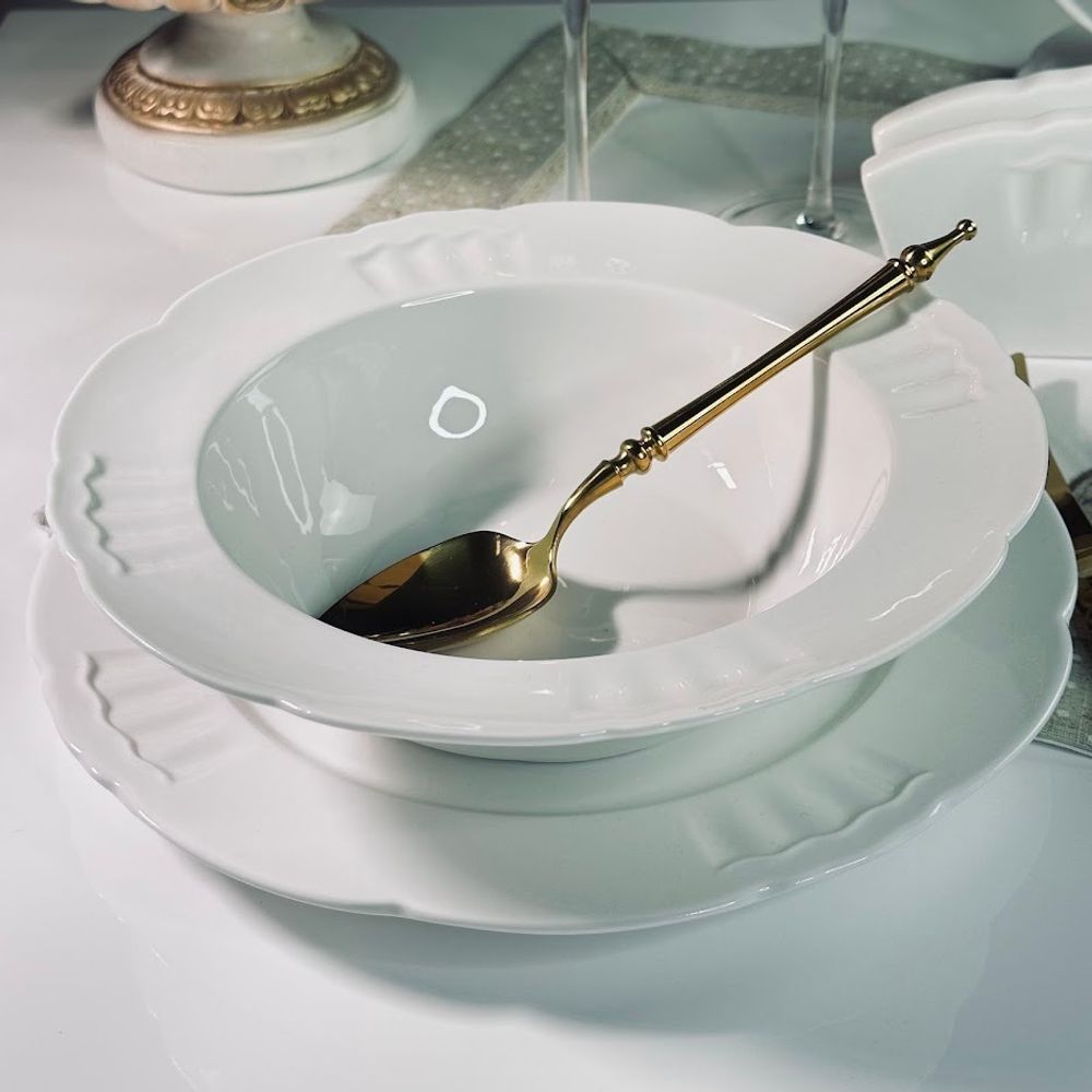 Lenardi 118-152 Набор из 6 глубоких тарелок 23см RESTO в под.уп.(х6)Фарфор