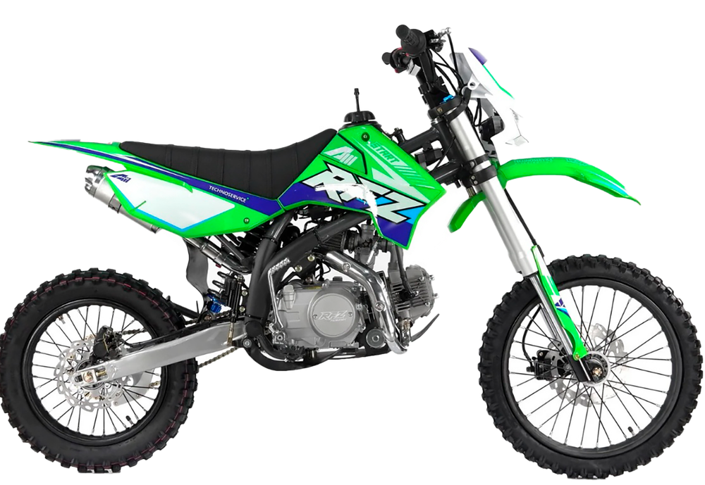 Питбайк Apollo RFZ START 125L 17х14 Зеленый