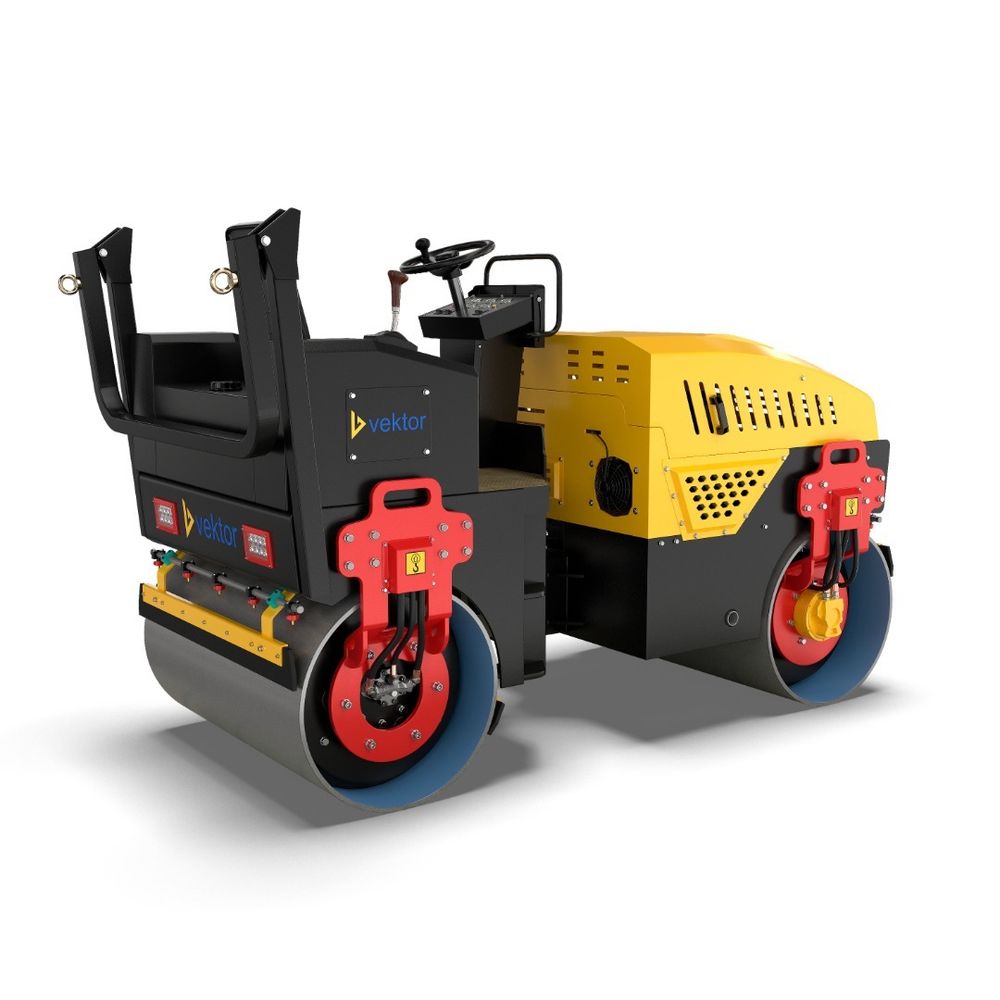 Виброкаток Vektor VRDR-2000 дизельный, двухвальцовый - [1970 кг / Changchai ZN390B]