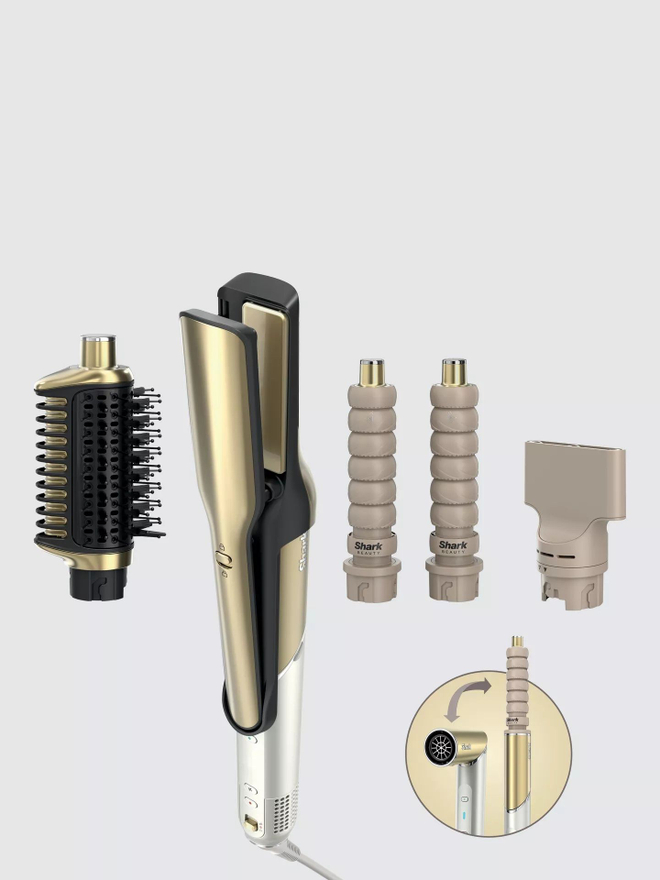 Набор для укладки и сушки волос 4 в 1 Shark Glam Ceramic & Air Styling and Drying System