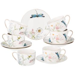 ЧАЙНЫЙ НАБОР LEFARD "СТРЕКОЗА" НА 6 ПЕР. 12 ПР. 250 МЛ (КОР=6НАБ.)